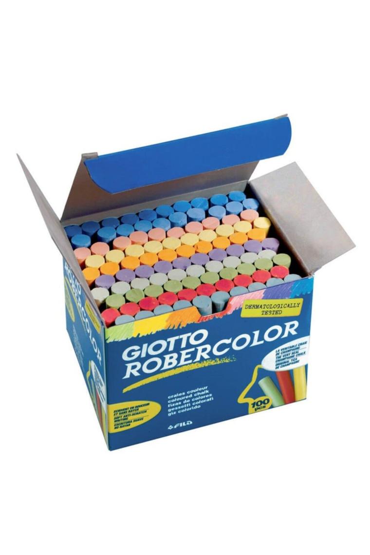 Robercolor Tebeşir Karışık Renkli 100'lü Paket