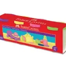 Faber-Castell Silindir Oyun Hamurları 4 Pastel Renk