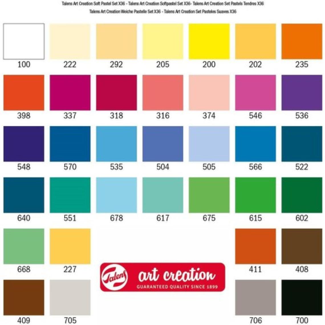 Talens Art Creation Soft Pastel Boya Seti 36'lı