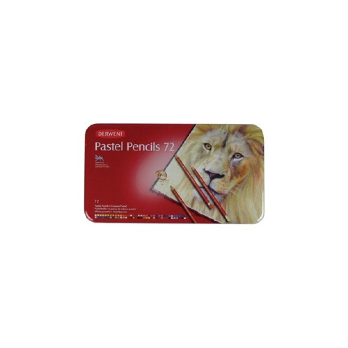 Derwent Pastel Pencils Metal Kutu 72'li Kalem Seti