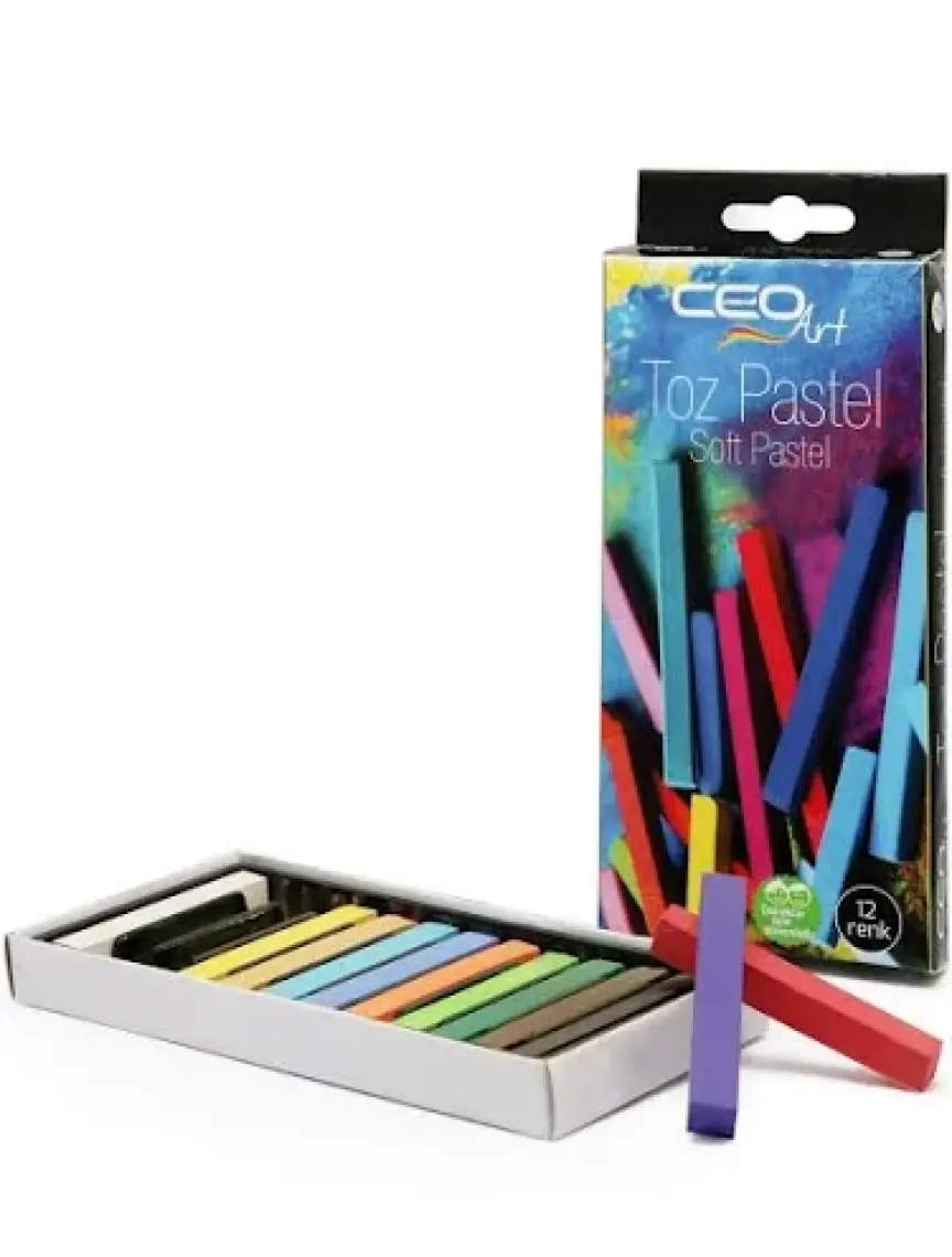 Ceo Art 12'li Toz Soft Pastel Seti