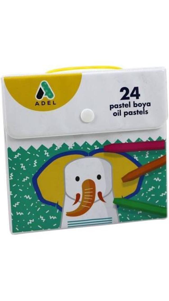 Adel Çantalı Pastel Boya 24 Renk (4281824000)