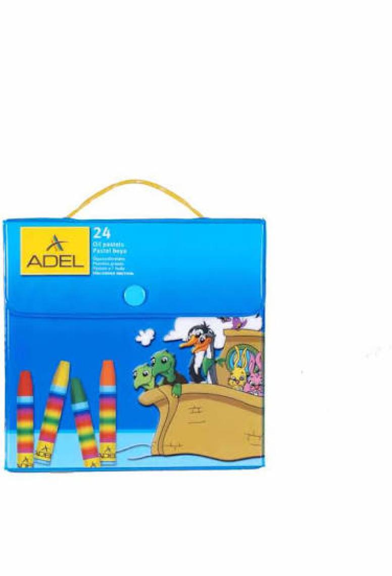 Adel Çantalı Pastel Boya 24 Renk (4281824000)