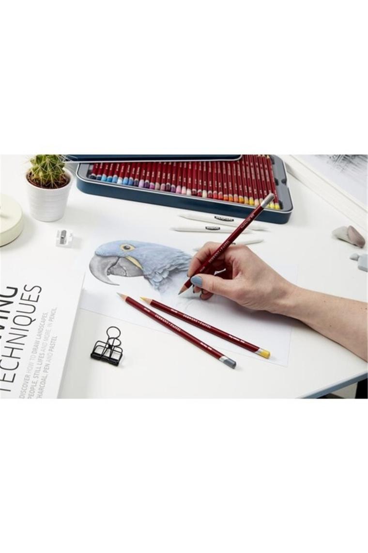 Derwent Pastel Pencils Metal Kutu 12'li Kalem Seti