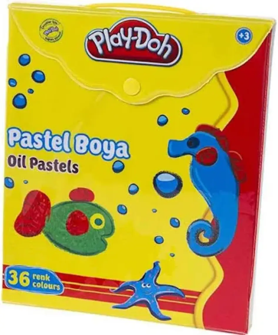 Play-Doh Pastel Boya Çantalı 36 Renk Pa008