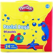 Play-Doh 24 Renkli Pastel Boya Seti (Taşınabilir Çanta ile)