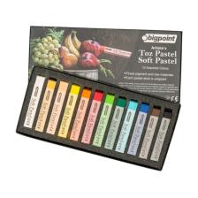 Bigpoint Artists's 12 Renk Soft Toz Pastel Boya
