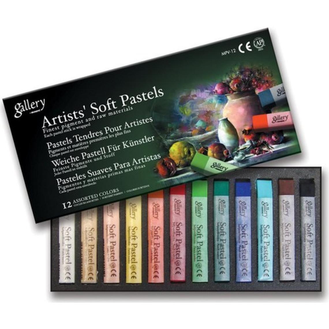 Mungyo Tam Boy Kuru Pastel Karton Kutu 12'li