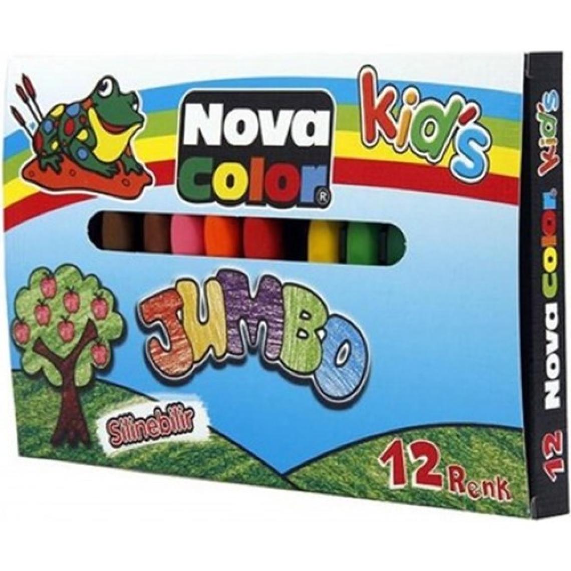 Nova Color Jumbo Mum Boya 12 Renk