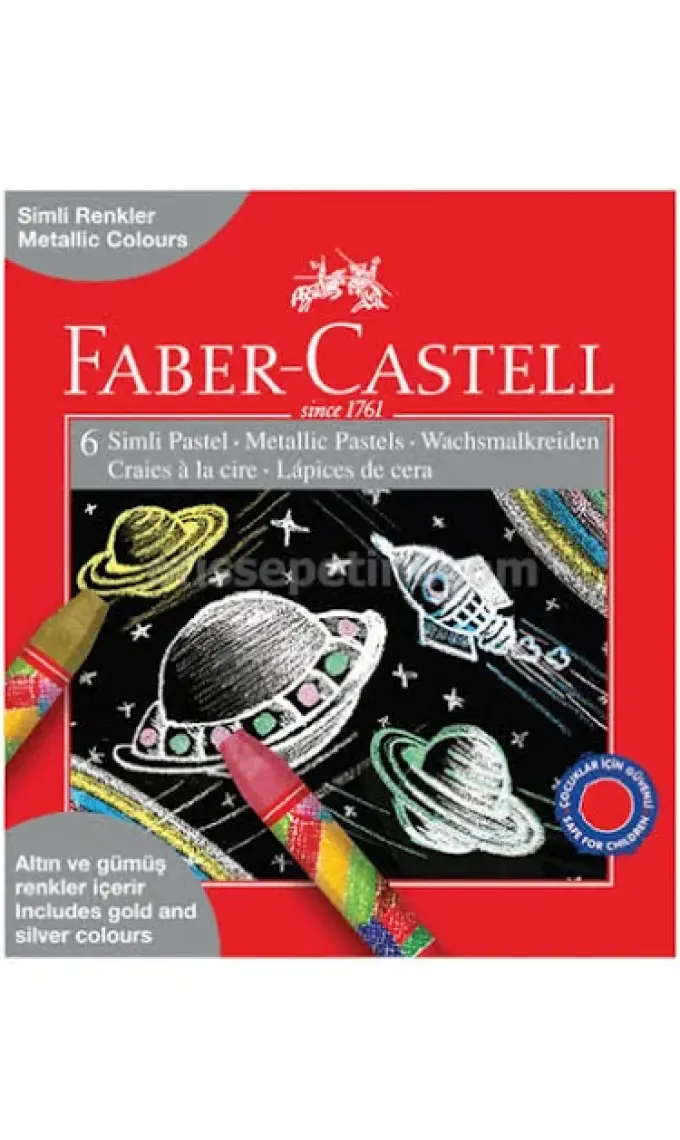 Faber-Castell Simli Pastel Boya 6 Renk