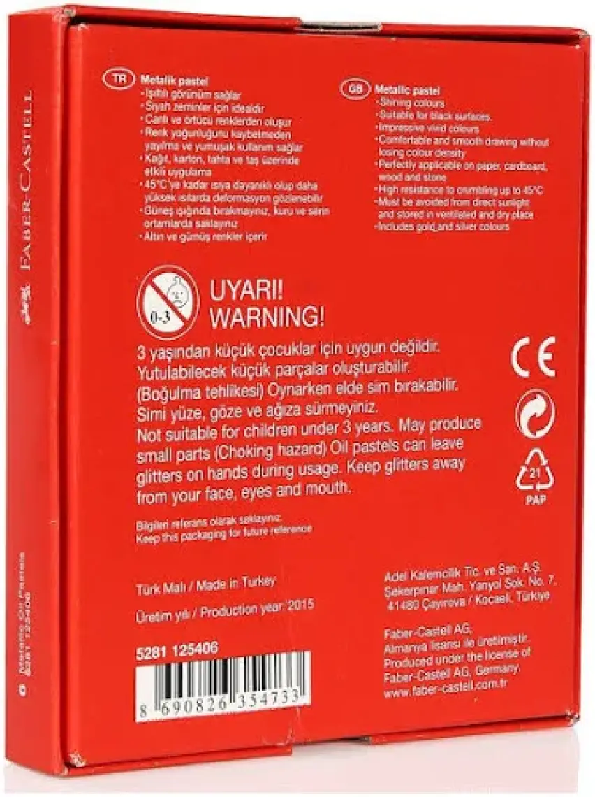 Faber-Castell Simli Pastel Boya 6 Renk