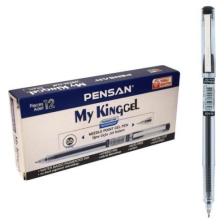 Pensan 6405 My King Gel 0.5 mm Iğne Uç Metal Klips Kalem 12'li Siyah