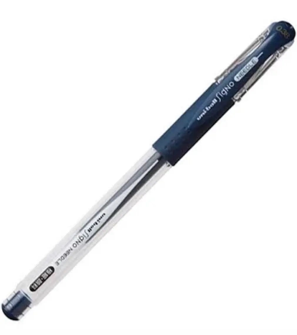 Uniball Signo Needle Jel İğne Uçlu Kalem 0.38 Mavi Siyah