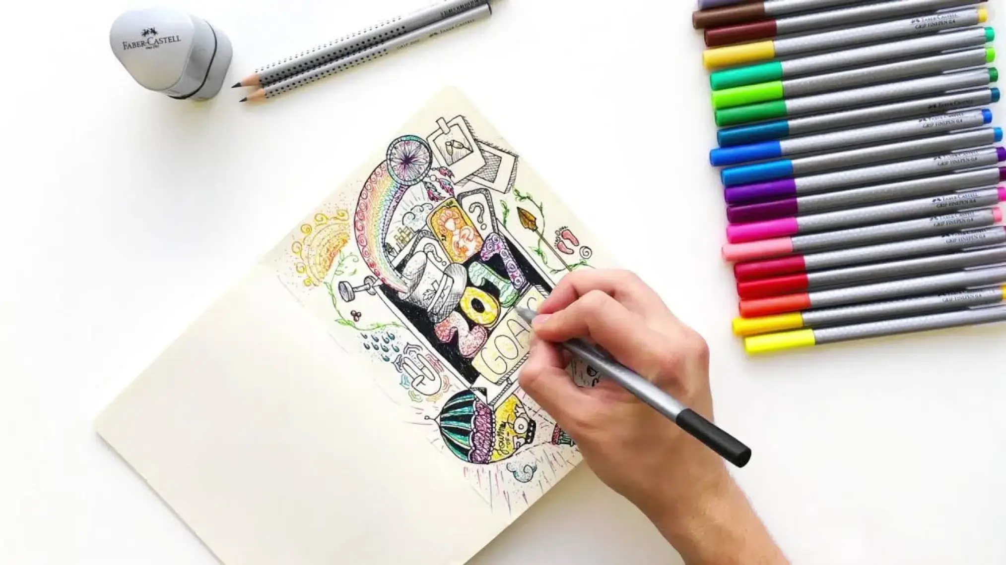 Faber-Castell Grip Finepen 0,4 Mm Gold