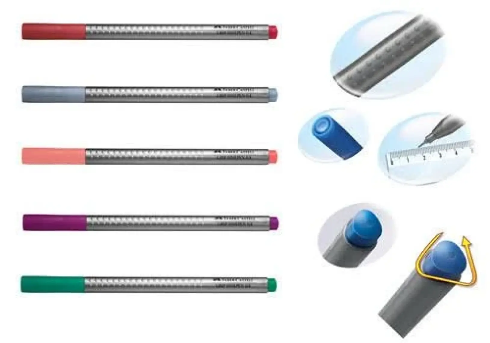 Faber-Castell Grip Finepen 0,4 Mm Gold