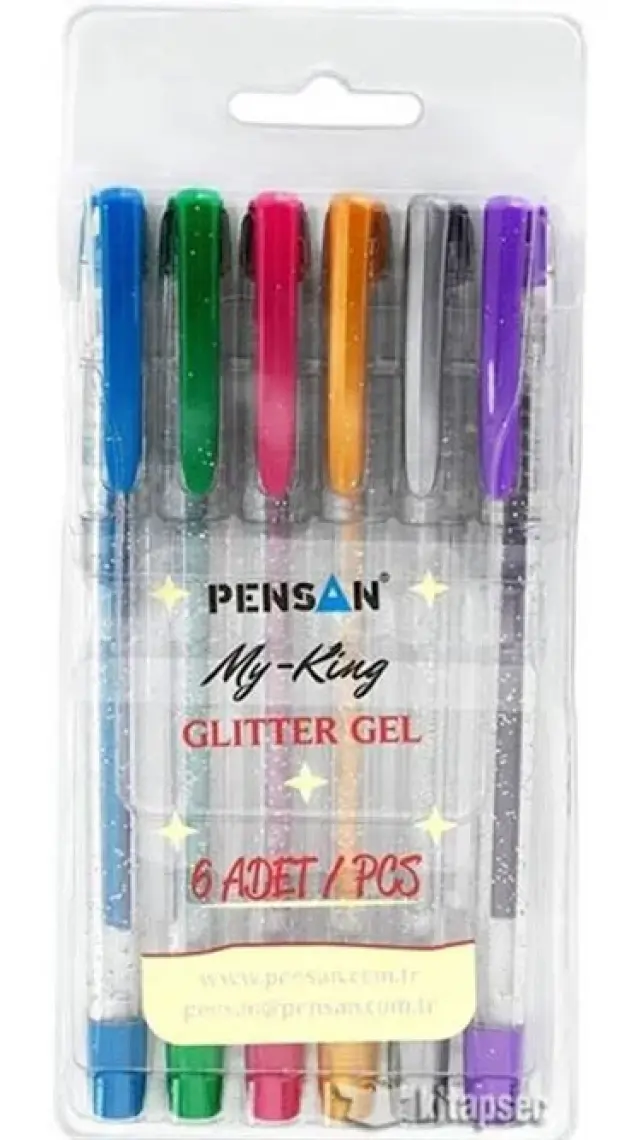 Pensan Simli Gel Set 6 Renk