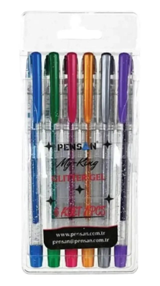 Pensan Simli Gel Set 6 Renk