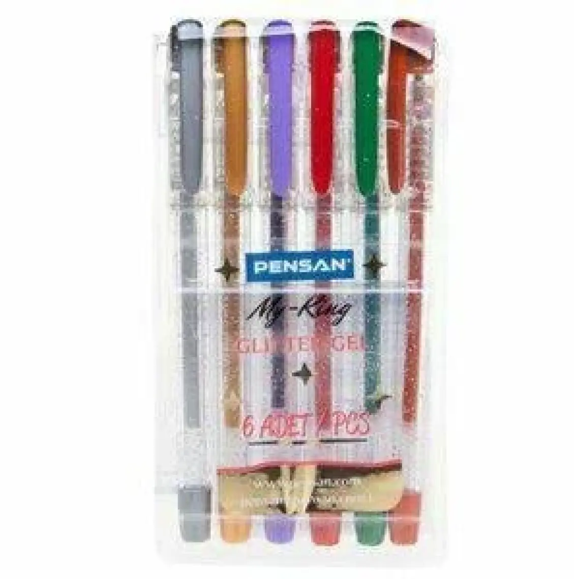 Pensan Simli Gel Set 6 Renk