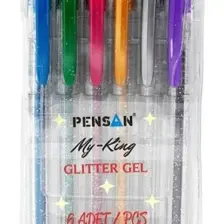Pensan Simli Gel Set 6 Renk