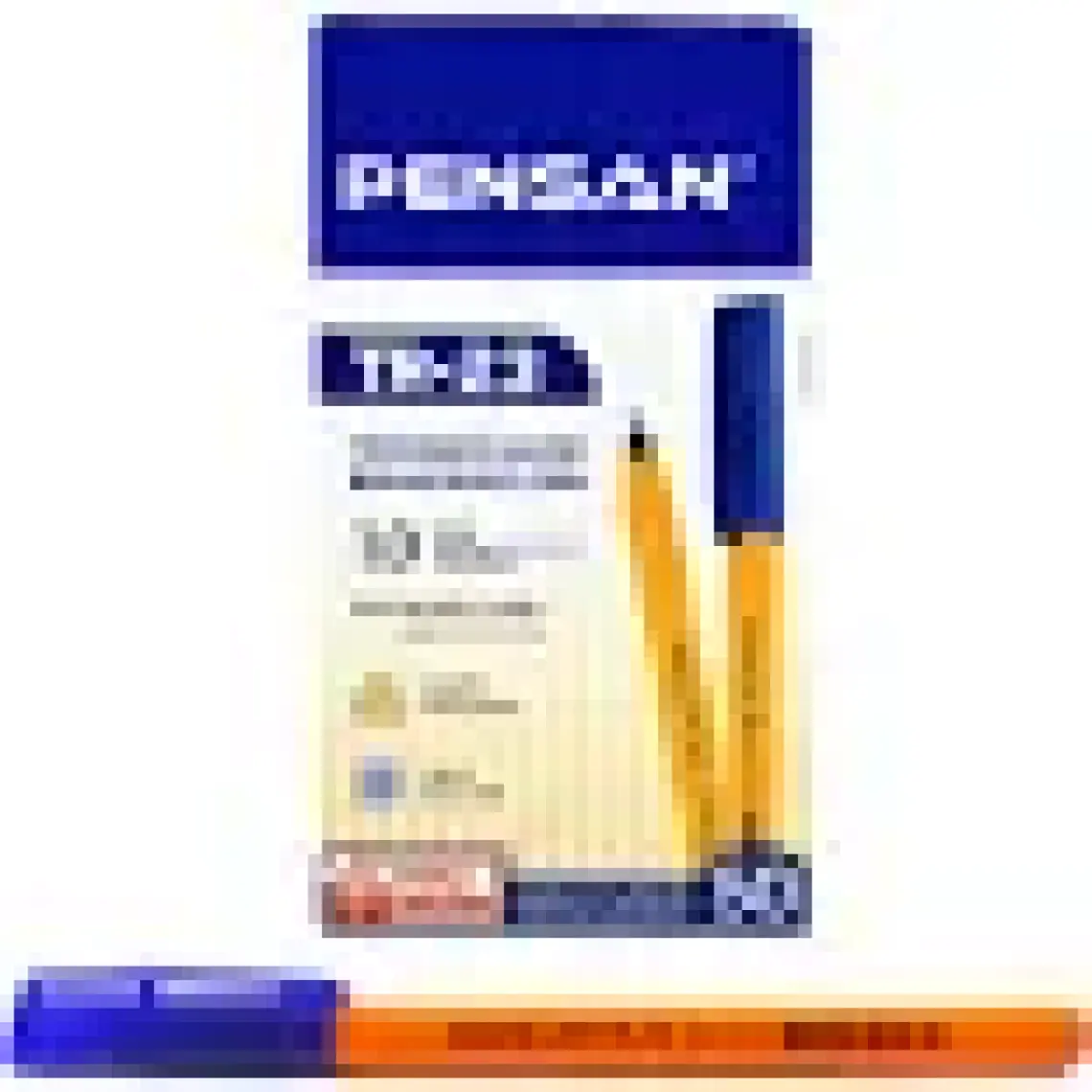 Pensan Üçgen Tükenmez Kalem Mavi  50 Li Tr-23 Ergonomik Form