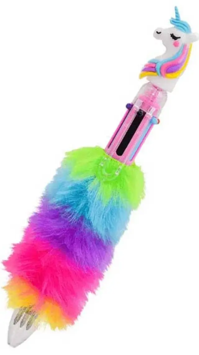 Unicorn Peluş Tükenmez Kalem 6 Renk