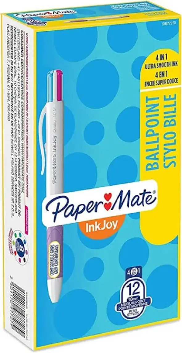 Paper Mate Inkjoy Quatro Canlı Renkler