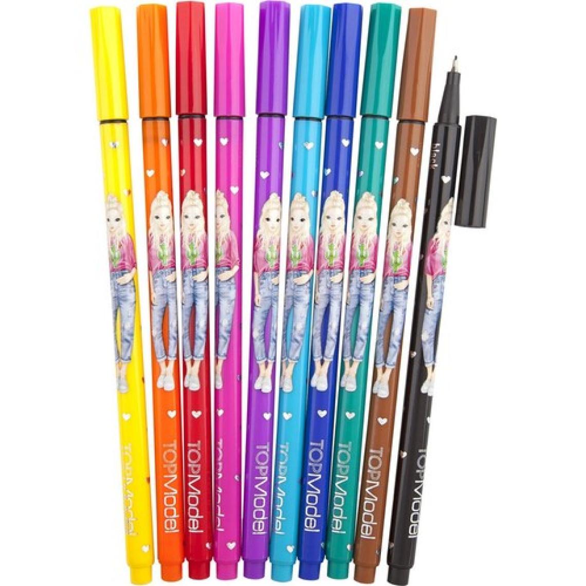 Topmodel 10LU İnce Uçlu Keçeli Kalem 6321