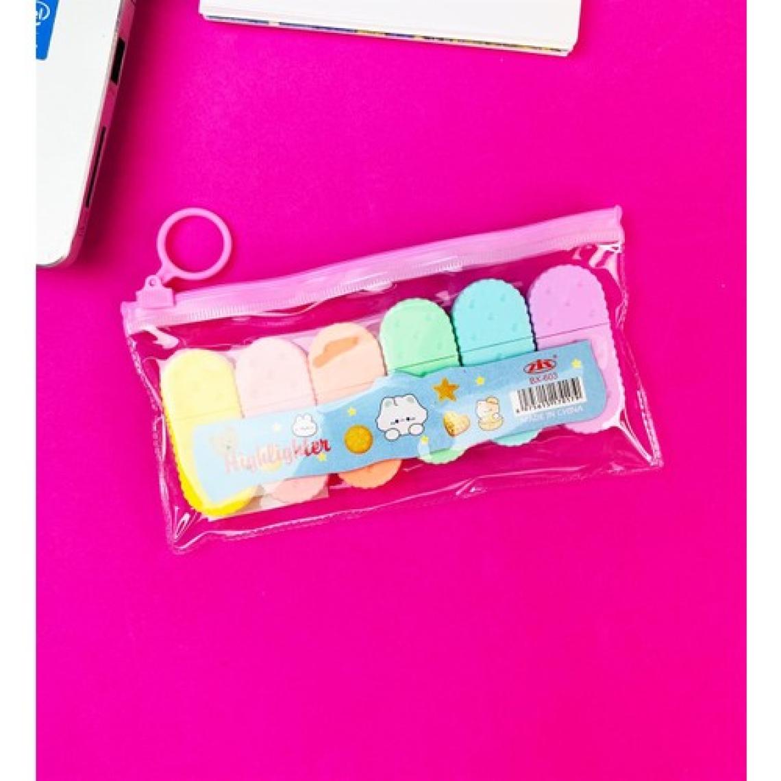 Giftmoda Kurabiye Tasarımlı 6'lı Keçeli Kalem