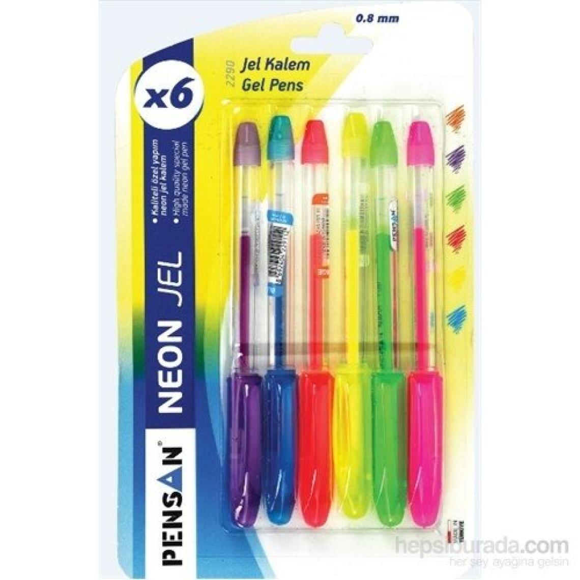 Pensan Neon Gel Set 6 Renk