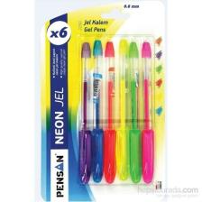 Pensan Neon Gel Set 6 Renk