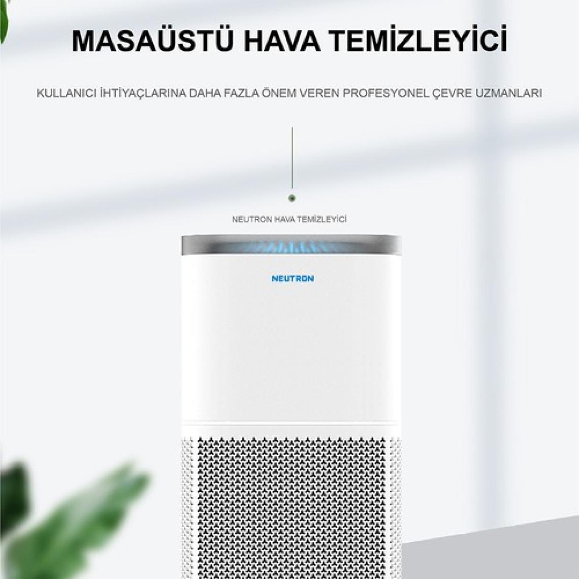 Neutron Air Purifier H11 Hepa Filtre Akıllı Hava Temizleyici Beyaz