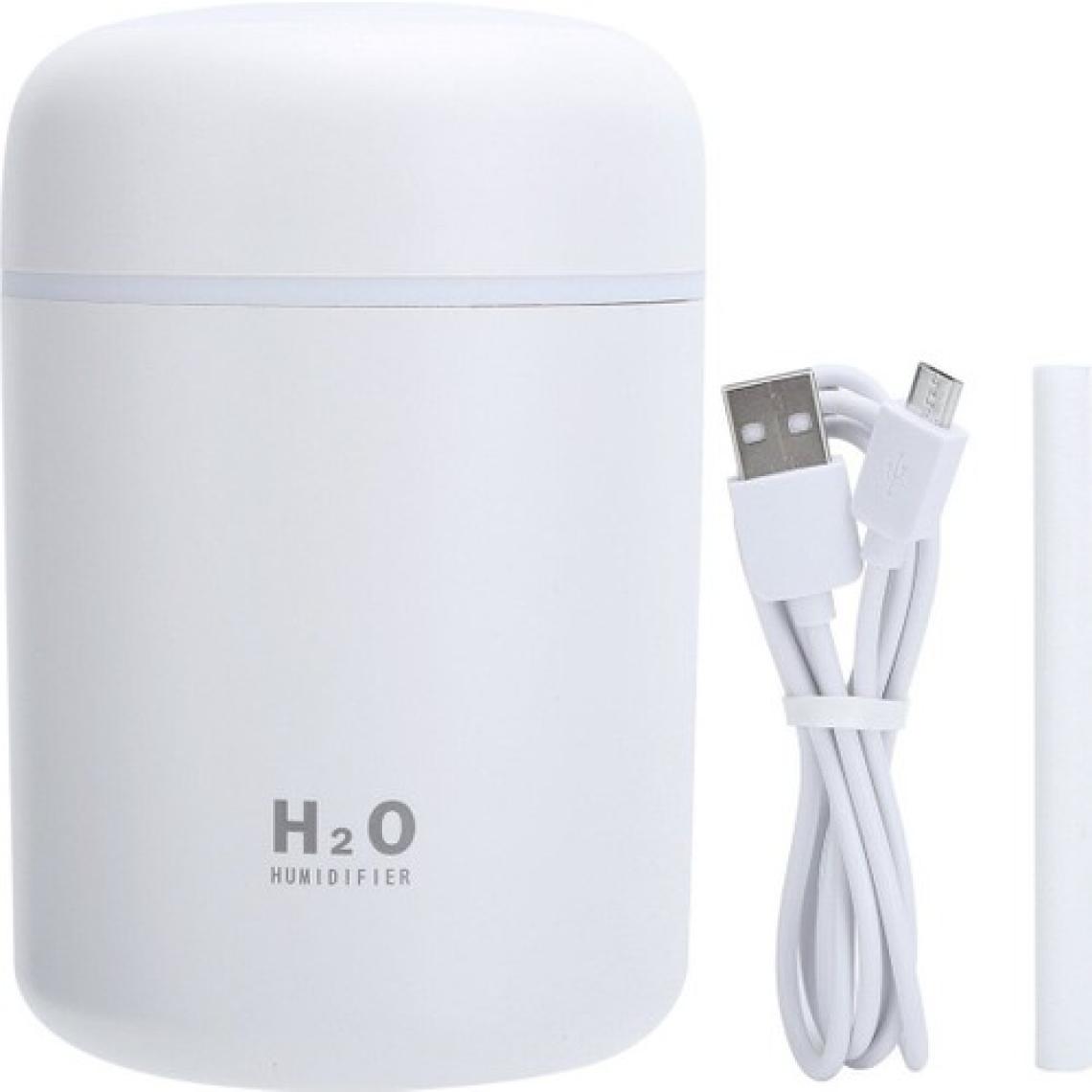 H2O Humidifier Ultrasonik Işıklı Buharlı Hava Nemlendirici ve Aroma Difüzörü