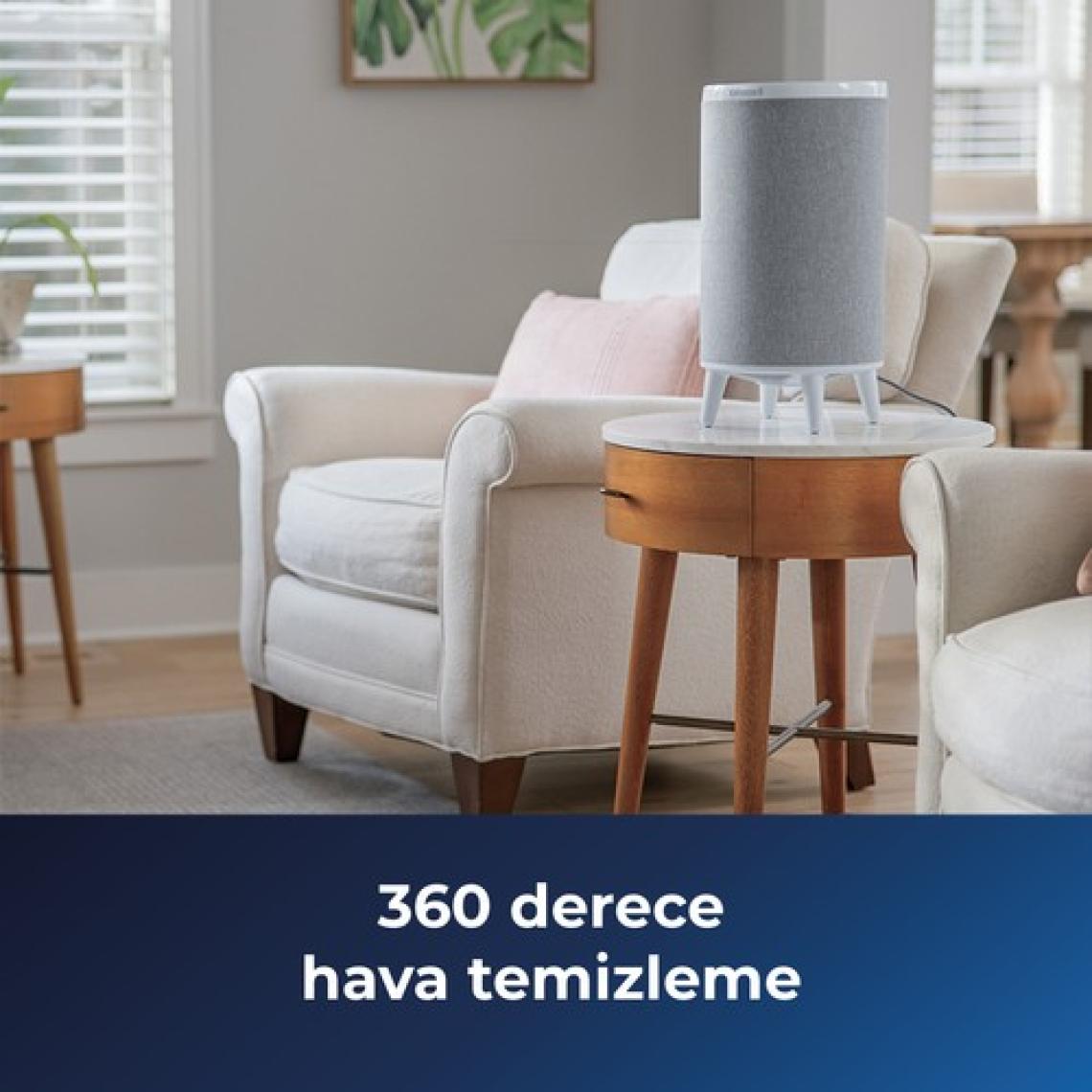 Bissell 3172D Myair Hub Hepa ve Karbon Filtreli Hava Temizleyici - Beyaz