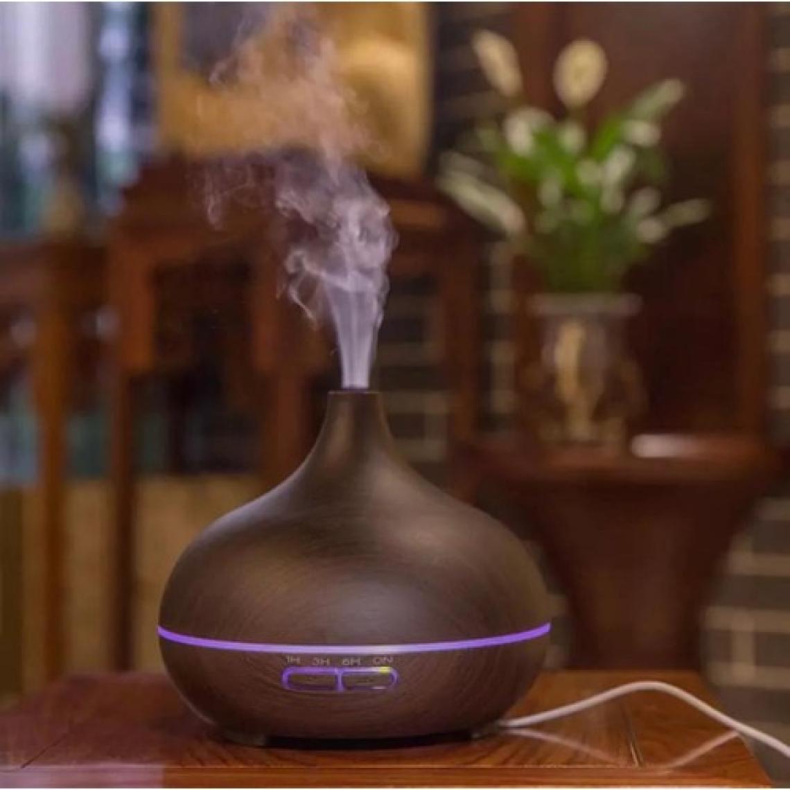 Mi7a Ultrasonik Hava Nemlendirici Uçucu Yağ Difüzör 550 ml Kumandalı Buhar Makinası ve Aroma Difüzörü