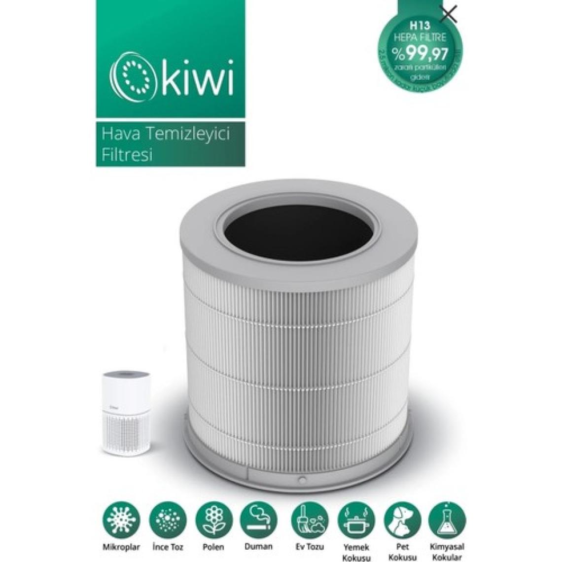 Purmed Kiwi KAP-6730F KAP-6730 Hava Temizleyici Uyumlu Hepa Filtre