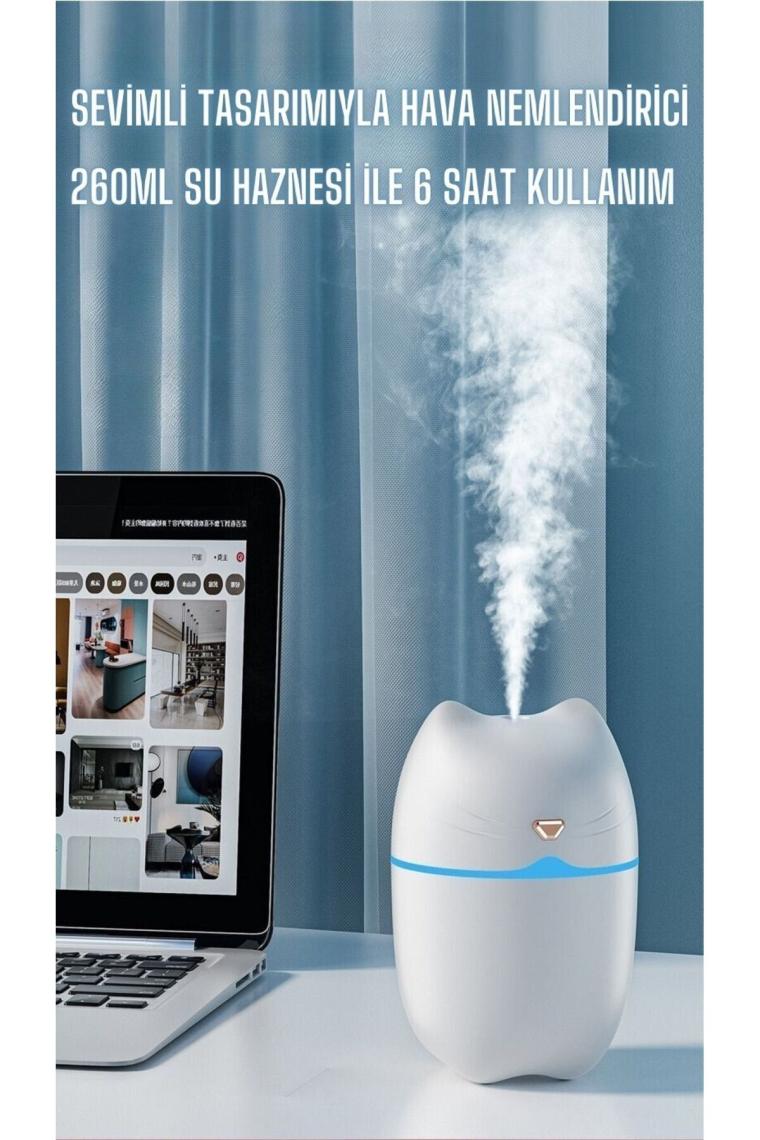 Tiffany Hava Nemlendirici Taşınabilir Buhar Makinesi Ultrasonik Nemlendirici Aroma Difüzörü H2O TP-1005