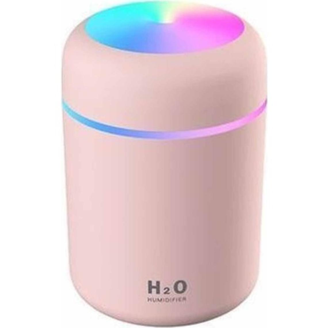 Humidifier Hava Nemlendirici USB Buhar Makinesi Işıklı Oda Araç Aroma Difüzörü H2O