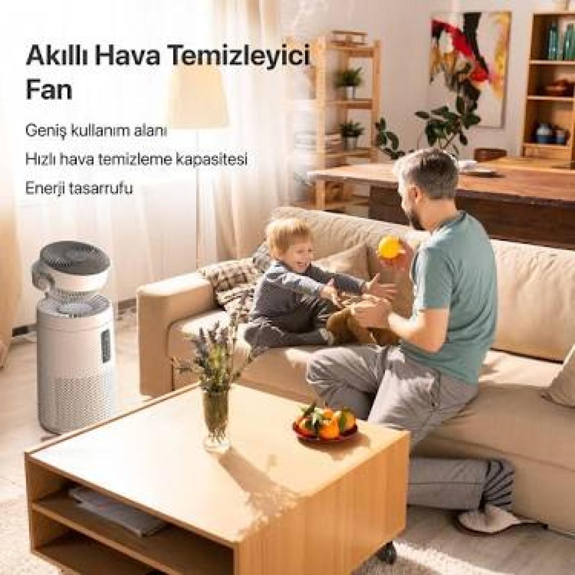 Xenon Smart Akıllı Fanlı Hava Temizleyici Aromaterapi Özellikli Air Purifier HEPA13 Filtreli Sessiz Hava Temizleme Cihazı X7422