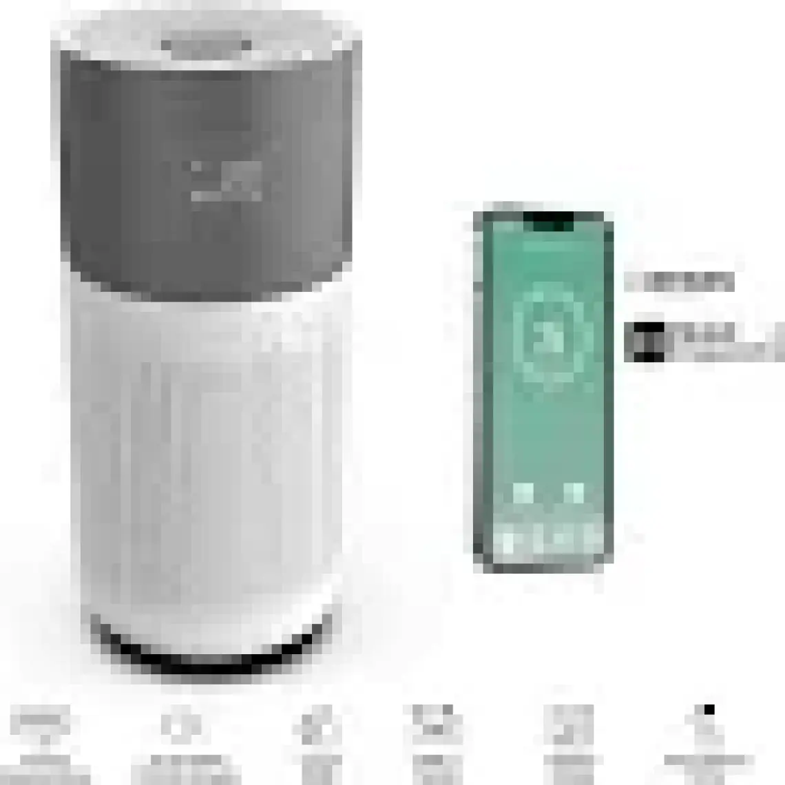 Xenon Smart Akıllı Hava Temizleyici 70 m2 Etkili Air Purifier 3 Katmanlı HEPA13 Filtreli Sessiz Çalışan Hava Temizleme Cihazı X7420