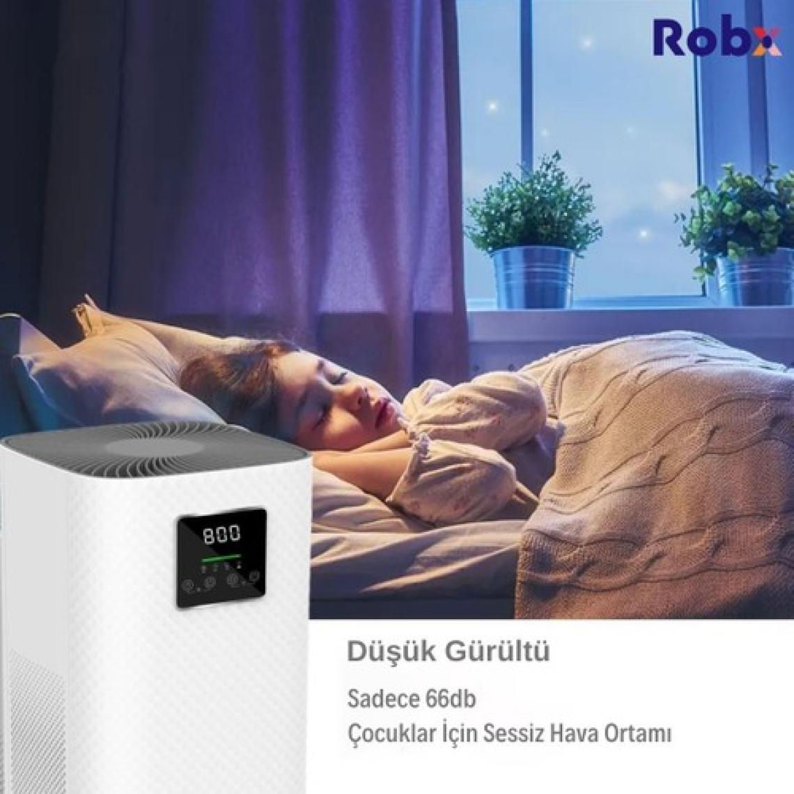 Robx MS24 Yeni Nesil CADR400 42W Akıllı Wi-Fi Hava Temizleyici