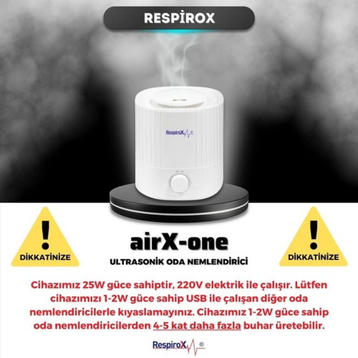 Respirox Airx-One Ultrasonik Soğuk Buhar Makinesi Oda Nemlendirici
