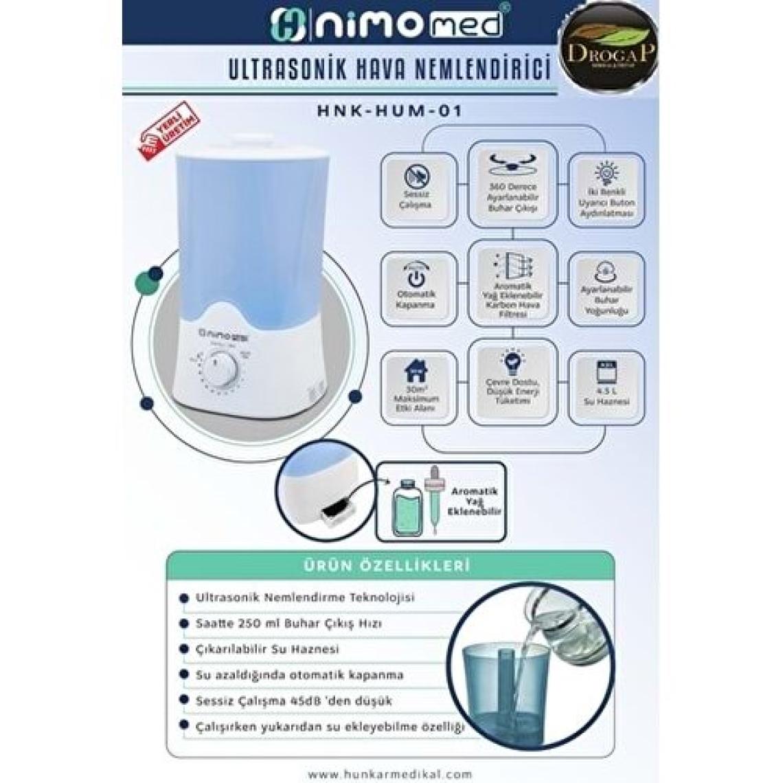 Nimo Hava Nemlendirici Nimo Hnk-Hum-01 Ultrasonik Sessiz