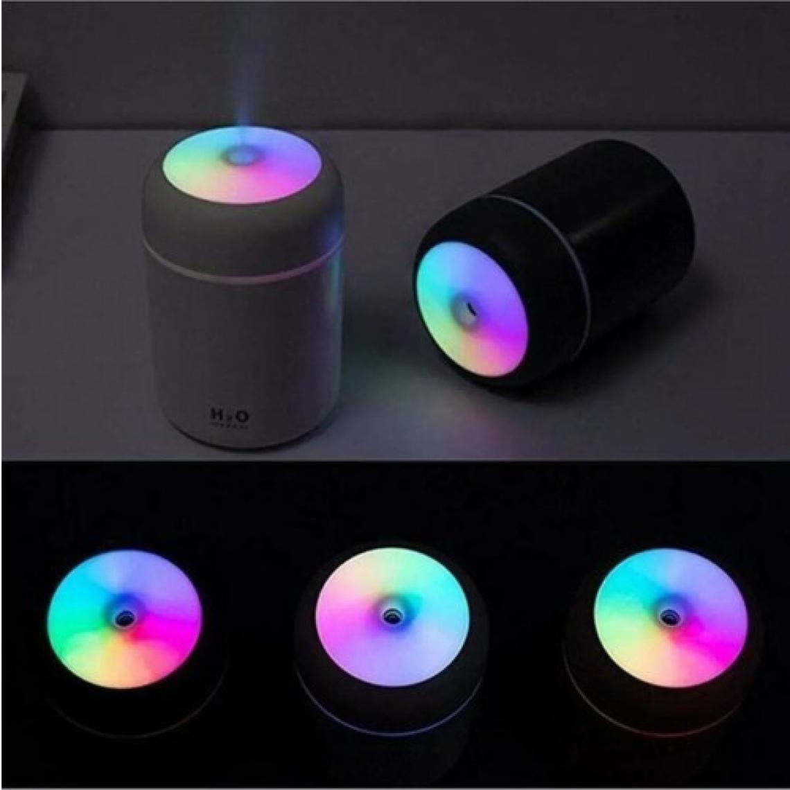 Humidifier Hava Nemlendirici USB Buhar Makinesi Işıklı Oda Araç Aroma Difüzörü H2O