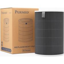 Purmed Xiaomi Smart Air Purifier 4 Lite Uyumlu Hepa + Aktif Karbon Gri Filtre