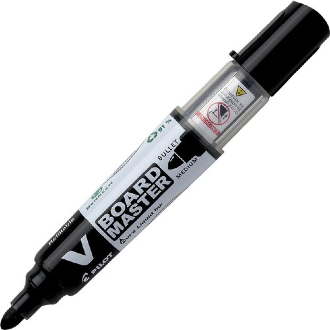 Pilot V-Board Master Yuvarlak Uç Siyah