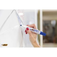 Bic 1701 Velleda Eco Yuvarlak Uçlu Beyaz Tahta Kalemi Mavi 12'li Kutu