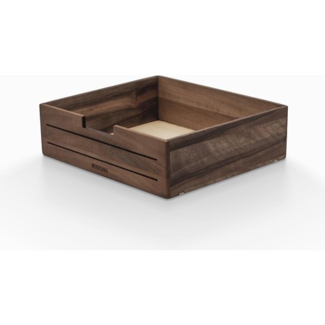 Woodsaka 3line Çekmeceli Monitör Stand & Araç-Gereç Saklama Kutusu - Büyük - Ceviz Ağacından