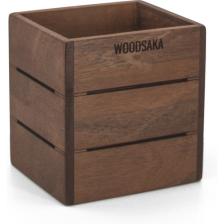 Woodsaka 3Line Kalem Kutusu - Ceviz Ağacından