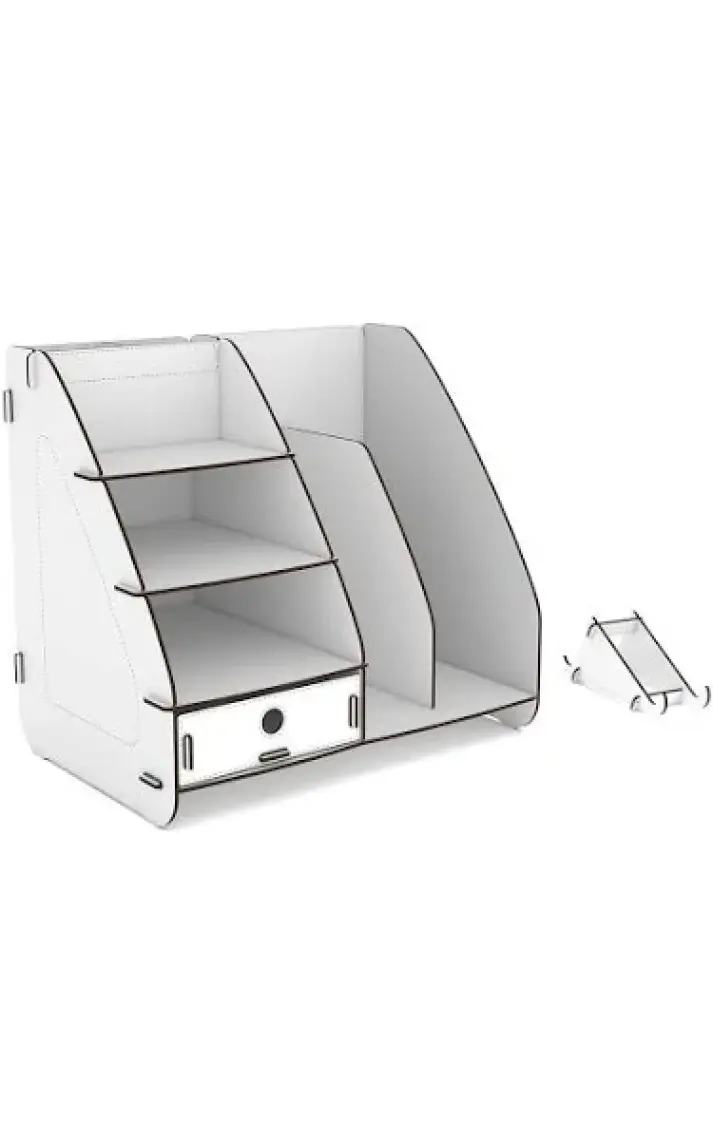 Design Otto Focus Modest Çekmeceli A4 Evrak Rafı Masaüstü Organizer