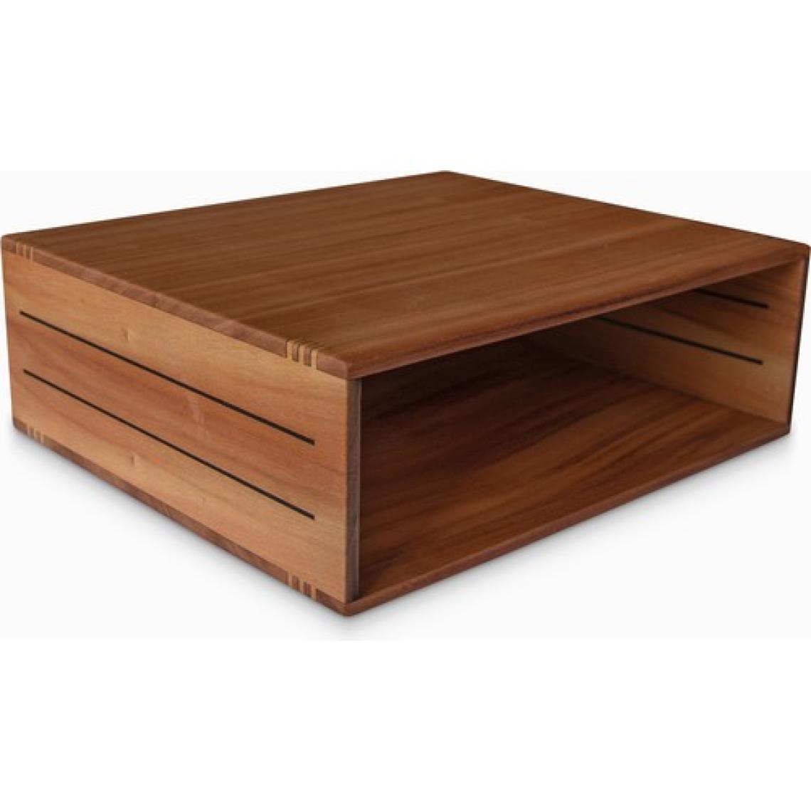 Woodsaka 3Line Çekmeceli Monitör Stand & Araç-Gereç Saklama Kutusu - Küçük - Kiraz Ağacından